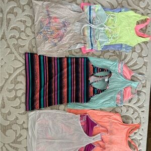 Ivivva Colorful Kids 7 Tank Tops size 14